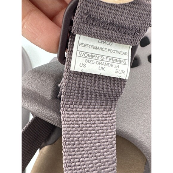 NWT Chaco Chillos Women’s Sz 6 Clogs Sparrow Purple Adjustable Strap Sandals - Picture 10 of 11